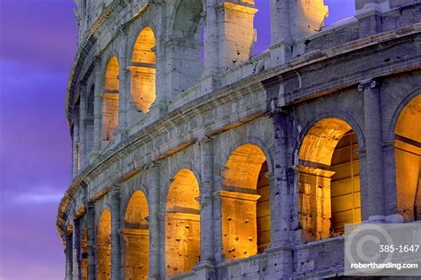 Colosseum Unesco World Heritage Site Stock Photo