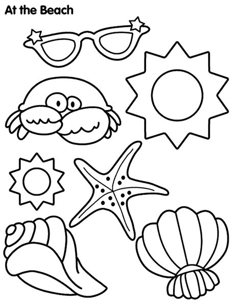 You will find free crafts projects, printable activities and coloring pages with easy to follow lesson plans, and related resources. beach in summer coloring pages >> Disney Coloring Pages