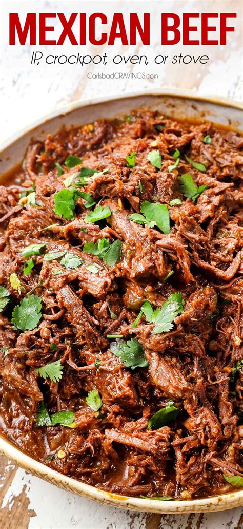 Recipe For Mexican Style Shredded Beef Johnson Prossal42