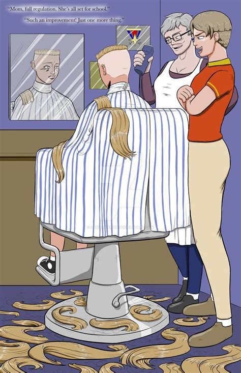 prepping for the academy part 13 by danielwartist on deviantart anime haircut bald head women