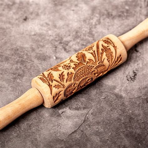 Embossed Rolling Pin Etsy