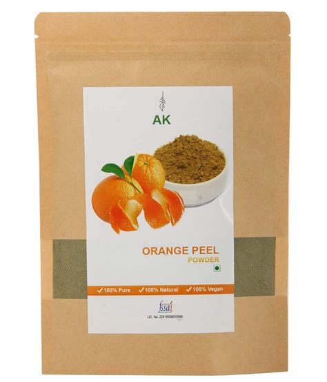 Ak Food Herbs Natural Dried Orange Peel Powder 750 Beauty