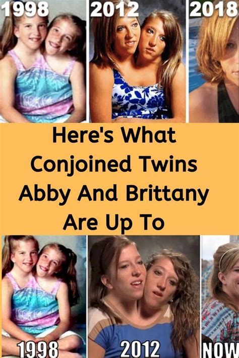 Heres What Conjoined Twins Abby And Brittany Are Up To Famous Twins