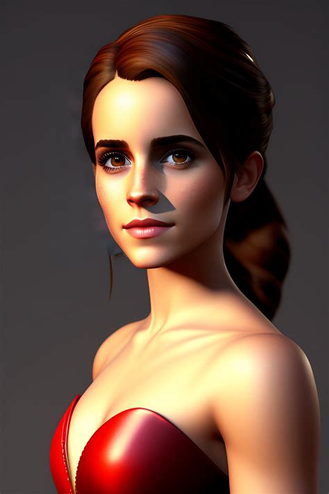 Lexica Emma Watson 3d Model Disney Character Autodesk Maya Cute Hot