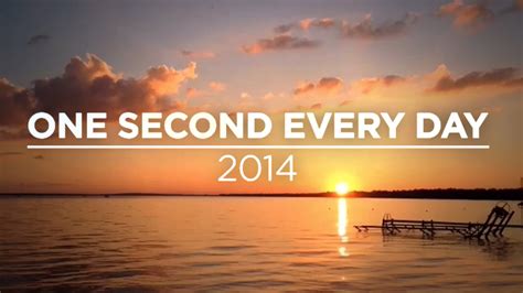 One Second Every Day 2014 Youtube