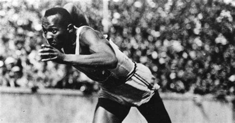 Jesse Owens at the 1936 Olympics