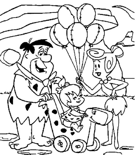 Flintstones Coloring Pages Download And Print For Free