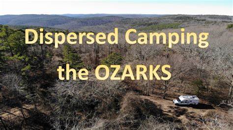 There are no wnf established campsites on the trail, and, as of thiswriting, only a few sites have been established by backpackers before you. Dispersed Camping Ozark National Forest - YouTube
