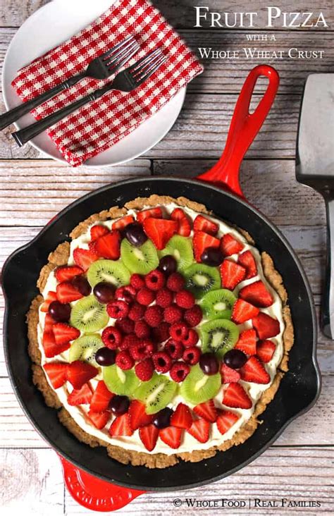 Fresh Fruit Pizza With Whole Wheat Crust My Nourished Home
