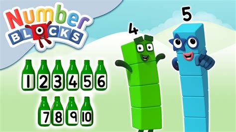 Numberblocks Ten Green Bottles Learn To Count Learning Blocks Otosection