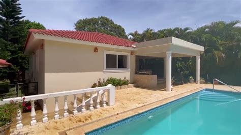 2 Bedroom Casa Linda Villa In Sosua Dominican Republic Very Private Ravine Lot Youtube