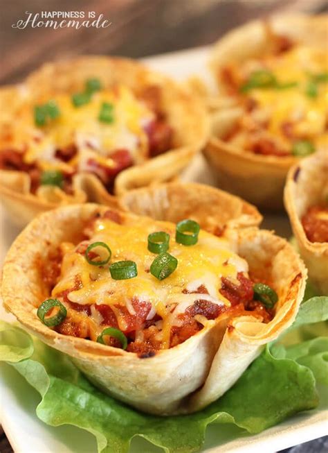 Easy Dinner Recipes: 30-Minute Taco Cups - Happiness is ...