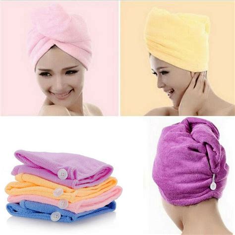 Hair Towel Wrap Rapid Drying Magic Head Wrap Quick Dry Microfibre
