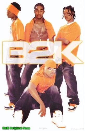 Music Poster~b2k Lil Fizz Omarion Raz B J Boog Original Full Size Chris
