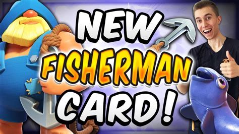 First Look At New Clash Royale Fisherman Card Youtube