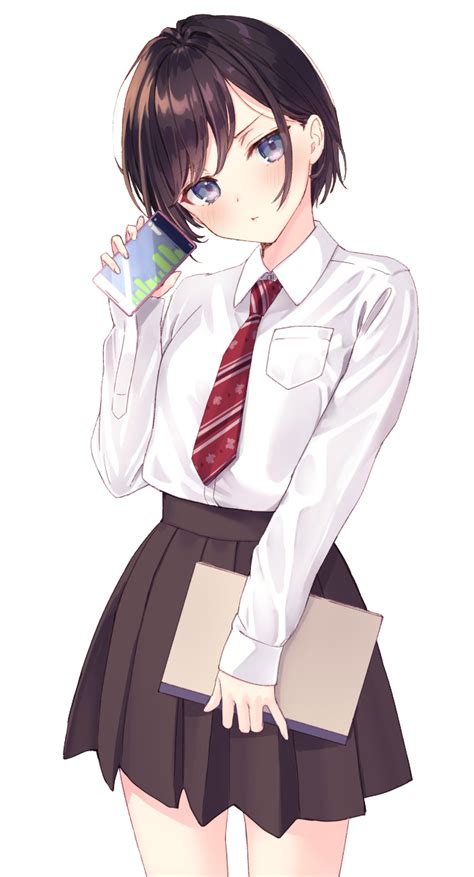 Mj Render Anime High School Girl By Minjaecucheoo On Deviantart