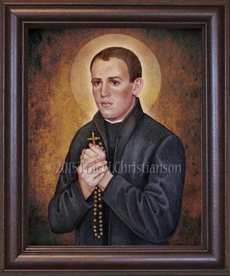 St John Berchmans Framed Portraits Of Saints