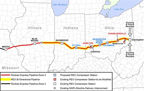 Reversed Rex Pipeline From Marcellusutica To Midwest Will Expand