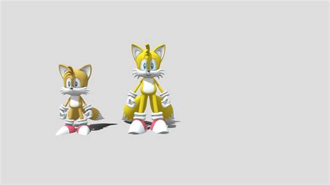 Tails And Classic Tails Download Free 3d Model By Gemmyisgood Mini