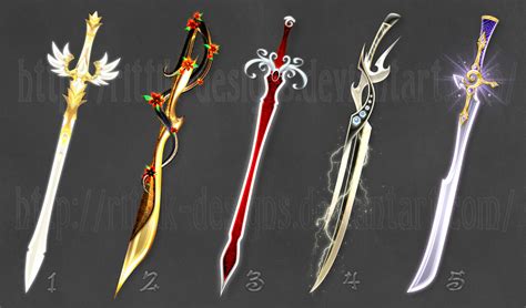 Swords Adopts 8 Closed By Rittik Designs On Deviantart