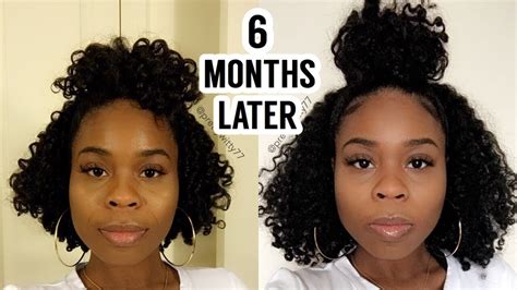 Maximum Hair Growth 6 Months Natural Update Youtube