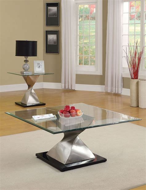 Square Glass Coffee Table Contemporary Ideas On Foter