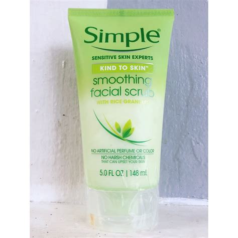 Simple Kind To Skin Smoothing Facial Scrub With Rice Granules 5fl Oz