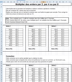 Avant d'exposer les différentes remarque : Espace pédagogique : mathématiques - Entrainement au ...