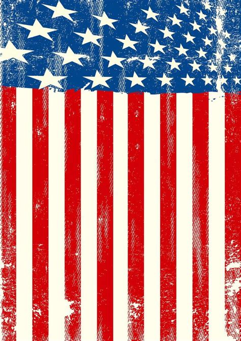 Grunge American Flag Portrait Orientation 1183344 Vector Art At Vecteezy