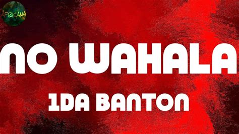 1da Banton No Wahala Lyrics Youtube