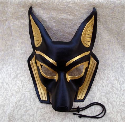 Leather Anubis Mask