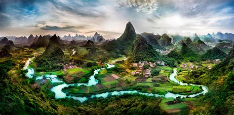 This Is In Guilin China But Where Exactly Its So Gorgeous R