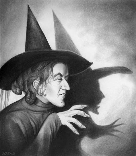 Wicked Witch Of The West Drawing By Greg Joens