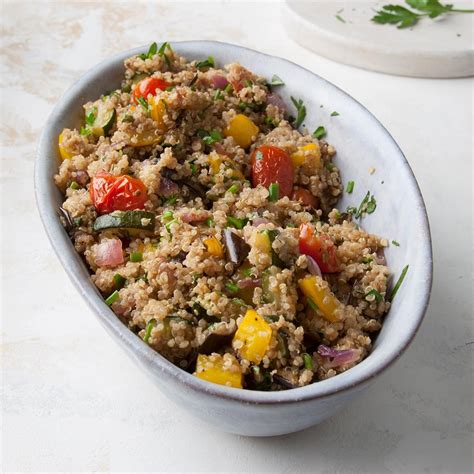 Quinoa With Roasted Vegetables Recipe How To Make It