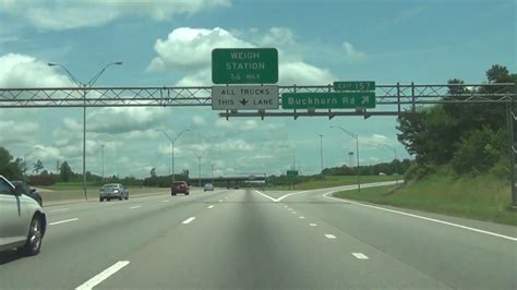 North Carolina Interstate 85 North Mile Marker 140 To 160 Youtube