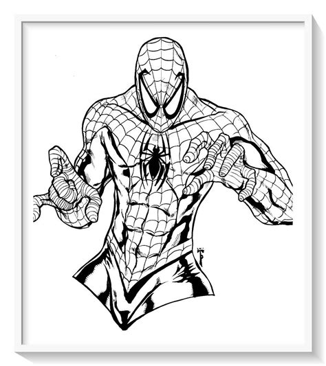 Pin on Dibujos de SPIDERMAN (Hombre Araña) para Colorear