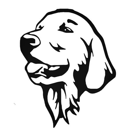 Golden Retriever Line Drawing Free Download On Clipartmag