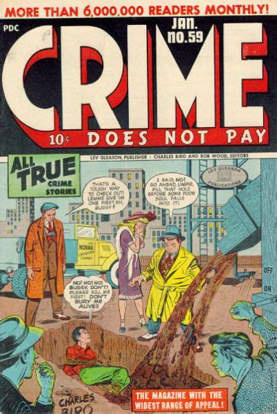 After all, crime does not benefit the perpetrator, and only results in negative consequences. Too Busy Thinking About My Comics: Crime Does Not Pay!