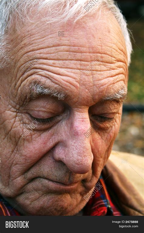 Sad Old Man Image And Photo Free Trial Bigstock