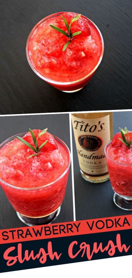 The quality of vodka you use for an infused vodka is important. Strawberry Vodka Slush Crush | Recipe | Strawberry vodka, Frozen drinks, Vodka slush