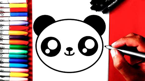 Como Desenhar Um Panda Kawaii Super Fácil Youtube Cute Panda