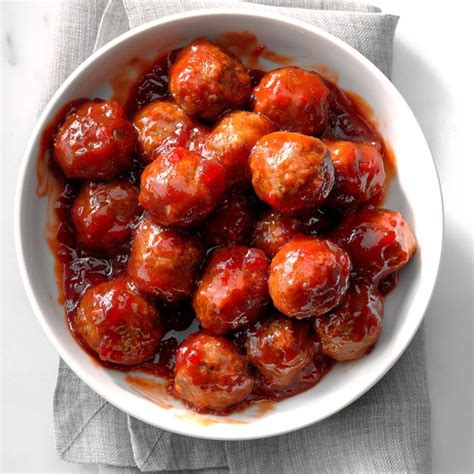Cranberry Sauce Meatballs Recipe How To Make It Taste Of Home