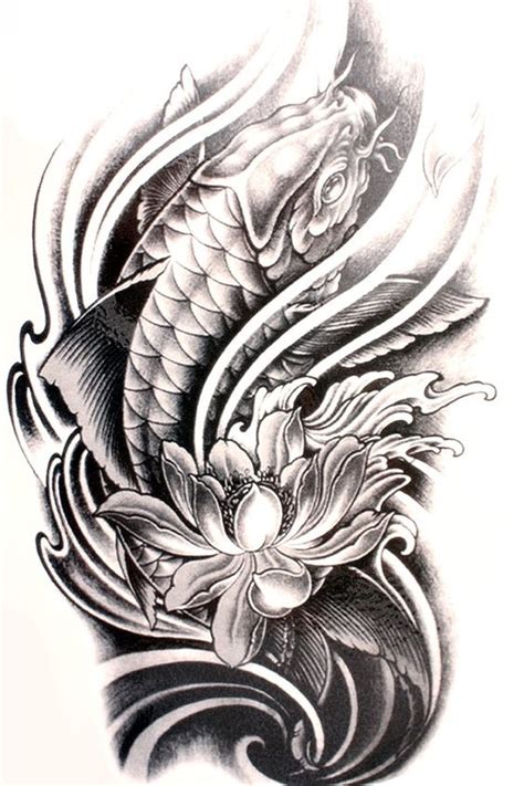Busca millones de imágenes de flor de loto dibujo de alta calidad a precios muy económicos en el banco de imágenes 123rf. diseños de tatuajes de pez koi
