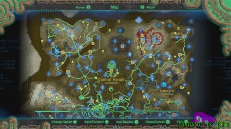 Akciğer Yumuşak Gerilim Legend Of Zelda Breath Of The Wild Complete Map