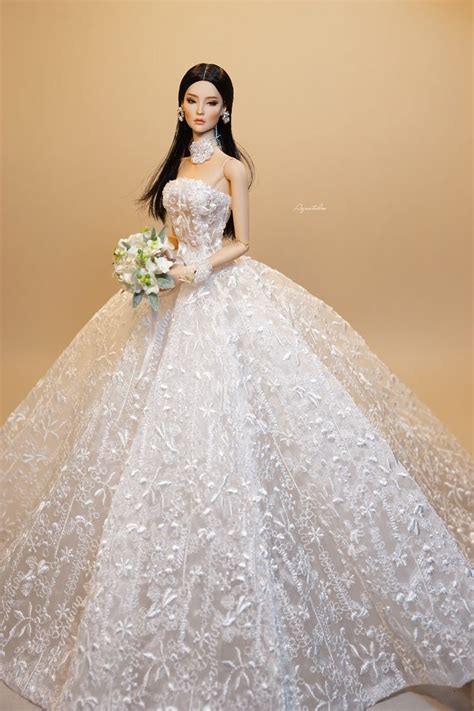 45ecbb17d9b758ef8c2e05b6ae841aa8 barbie wedding dress barbie bridal doll wedding dress
