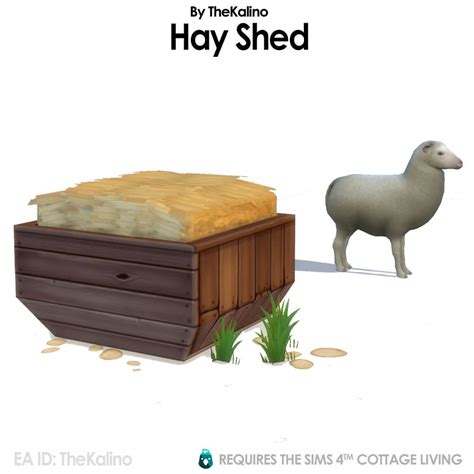 The Sims 4 Hay Shed Cc The Sims