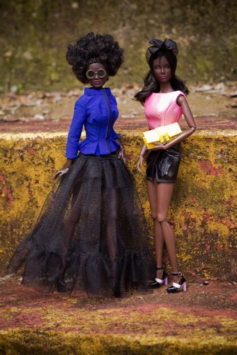 The Black Doll Life — Via High Style And Casual Black Barbie Fashion Black Doll Pretty