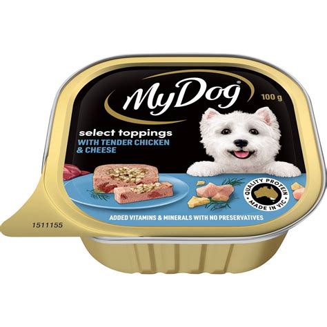 My Dog Chicken Supreme With Cheese And Toppings Wet Dog Food Tray 100g
