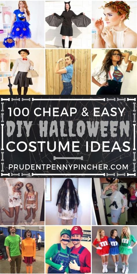 Cheap And Easy DIY Halloween Costumes Prudent Penny Pincher