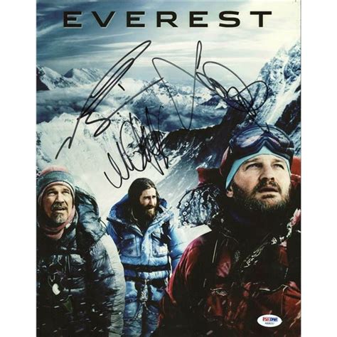 Everest Josh Brolin Jason Clarke Michael Kelly Signed 11x14 Photo